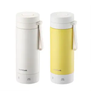 Bình Đun Giữ Nhiệt Lock&Lock Heating Tumbler 220 - 240V, 50 - 60Hz, 300W, 300Ml - 2 Màu (Ngà, Vàng Nhạt)