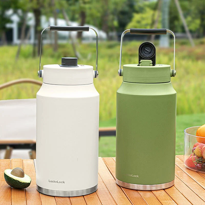 Bình Giữ Nhiệt Bằng Thép Không Gỉ Locknlock Slo Water Jug 4L - 2 Màu (Be, Xanh Lá) - LHC4302 2 Bình Giữ Nhiệt Bằng Thép Không Gỉ Locknlock Slo Water Jug 4L - 2 Màu (Be, Xanh Lá) - LHC4302 gallery