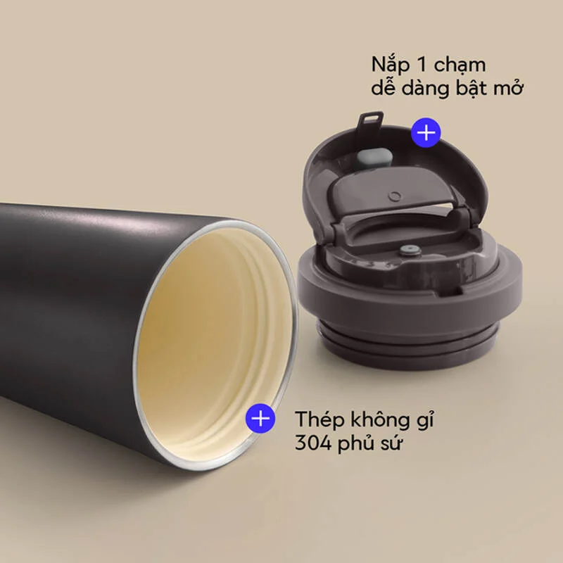 Bình giữ nhiệt LocknLock Energetic Ceramic Tumbler 550ml - 2 Màu - LHC3414 5 Bình giữ nhiệt LocknLock Energetic Ceramic Tumbler 550ml - 2 Màu - LHC3414 gallery