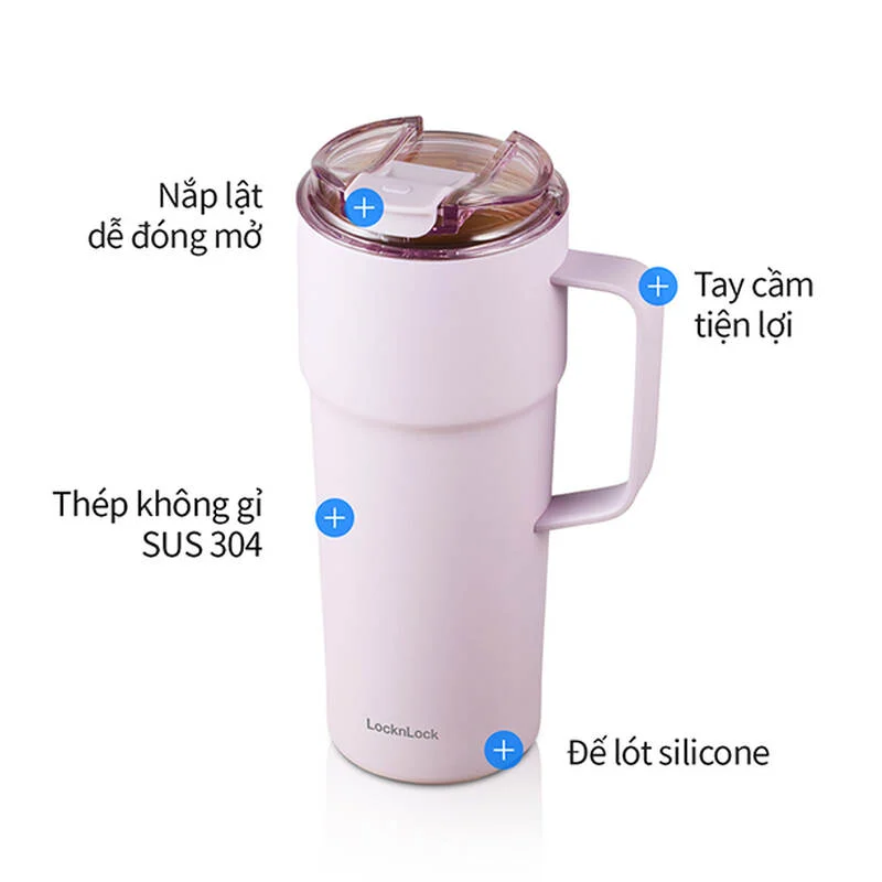 Bình Giữ Nhiệt LocknLock Metro Cafe 750ml, Thép Phủ Sứ - LHC4418 10 Bình Giữ Nhiệt LocknLock Metro Cafe 750ml, Thép Phủ Sứ - LHC4418 gallery