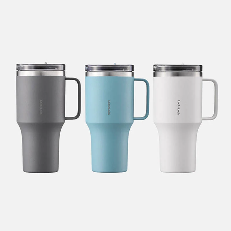 Bình Giữ Nhiệt Locknlock Metro King Tumbler 820ml 3 màu (Màu Xanh, Màu Xám, Màu Ngà) - LHC4326 3 Bình Giữ Nhiệt Locknlock Metro King Tumbler 820ml 3 màu (Màu Xanh, Màu Xám, Màu Ngà) - LHC4326 gallery