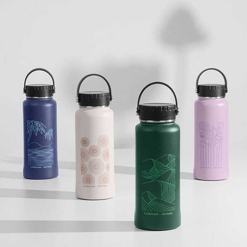 Bình giữ nhiệt LocknLock Riga Tumbler phiên bản Việt Nam 897ml (4 mẫu) LHC4160