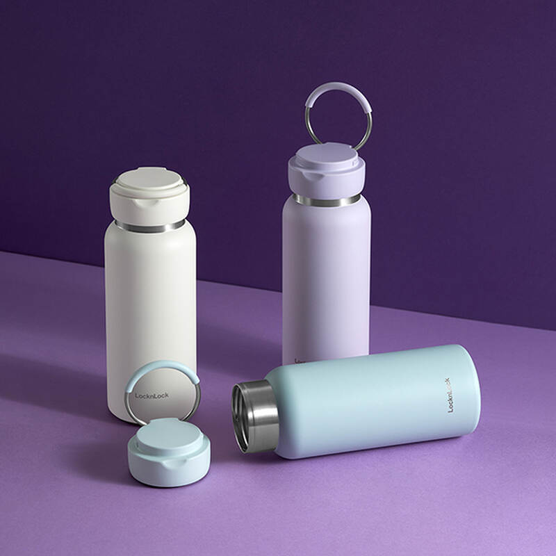 Bình Giữ Nhiệt LocknLock Sling Ring Tumbler 650Ml - 3 Màu (Ngà, Tím Nhạt, Mint) - LHC4321 2 Bình Giữ Nhiệt LocknLock Sling Ring Tumbler 650Ml - 3 Màu (Ngà, Tím Nhạt, Mint) - LHC4321 gallery