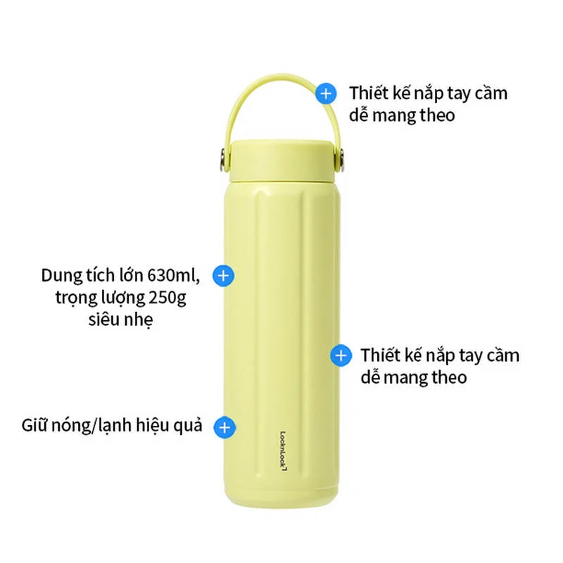Bình giữ nhiệt LocknLock SLO ultralight tumbler LHC4427 siêu nhẹ dung tích 630ml thép không gỉ 304 có quai xách - 3 màu 2 Bình giữ nhiệt LocknLock SLO ultralight tumbler LHC4427 siêu nhẹ dung tích 630ml thép không gỉ 304 có quai xách - 3 màu gallery