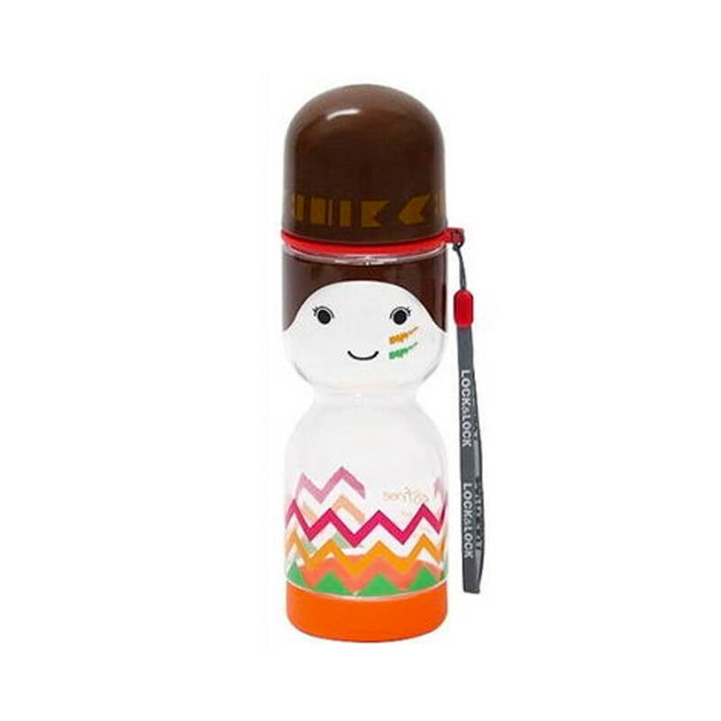 Bình Nước Trẻ Em Với Thiết Kế Hình Búp Bê Ngộ Nghĩnh Kiểu Nana 430ml - LocknLock - ABF667N