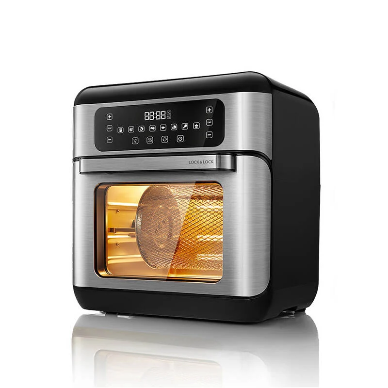 [Giảm ngay 300k] Lò Nướng Chân Không Điện Tử LocknLock Digital Air Fryer Oven 10L - Màu Đen - EJF291BLK