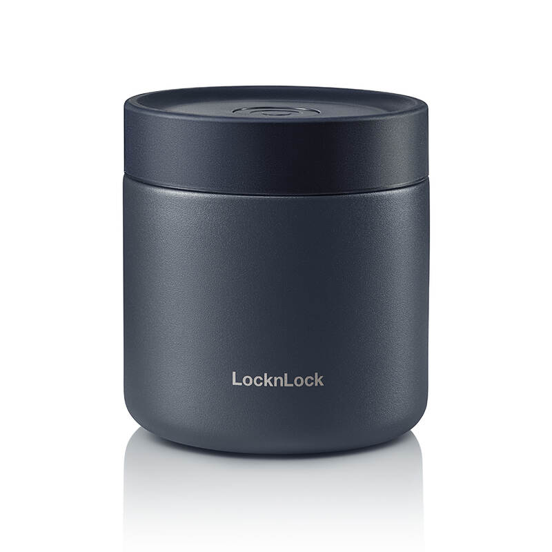 Hộp Cơm Giữ Nhiệt Locknlock Pump Vacuum Lunch Box 500Ml - Màu Xanh Navy - LHC8053NVY