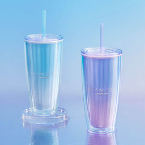 Ly Nhựa 2 Lớp LocknLock Kèm Ống Hút Dream Star Double Wall Cold Cup 750ml - 2 Màu (Xanh Dương, Tím) - HAP522BLU, HAP522VOL