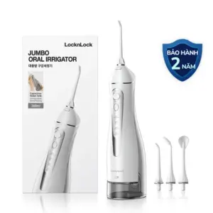 Máy Tăm Nước LocknLock Jumbo Oral Irrigator 300ml - Màu Xám - ENR166GRY