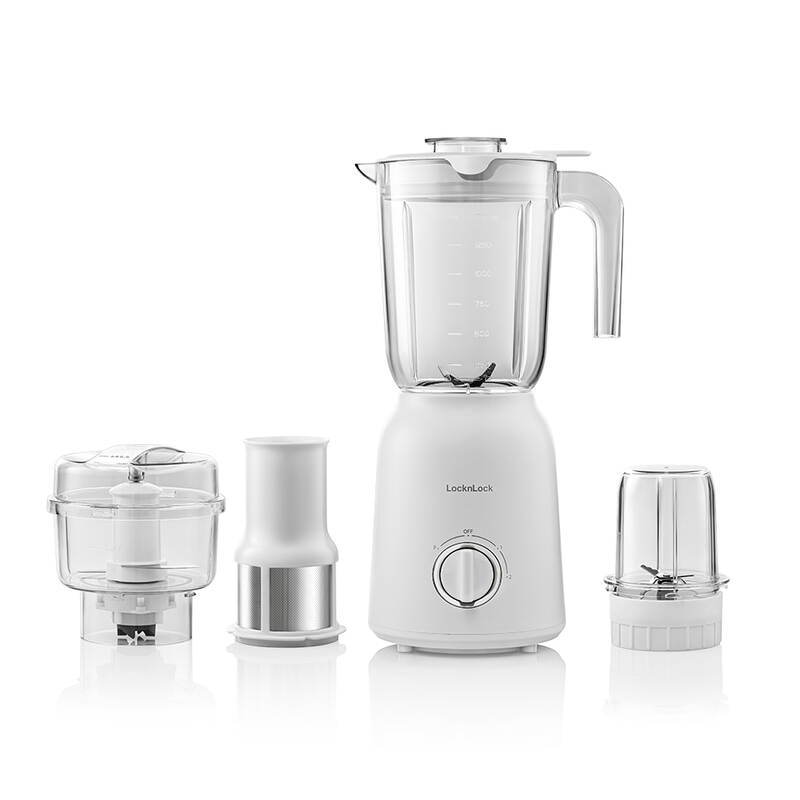 Máy Xay Sinh Tố Locknlock Multi Blender 220 - 240V, 50/60Hz, 800W, 1.5L - Màu Trắng - EJM416WHT 2 Máy Xay Sinh Tố Locknlock Multi Blender 220 - 240V, 50/60Hz, 800W, 1.5L - Màu Trắng - EJM416WHT gallery