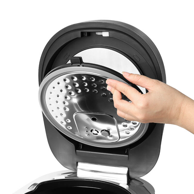 Nồi cơm điện cao tần LocknLock 1.2L chống tràn, giữ ấm 24 giờ EJR586BLK 4 Nồi cơm điện cao tần LocknLock 1.2L chống tràn, giữ ấm 24 giờ EJR586BLK gallery