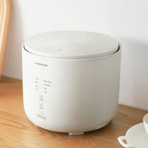 Nồi Cơm Điện LocknLock Bianco Donggeurami Rice Cooker 220V, 50Hz, 400W, 1.0L - Màu Ngà - EJR334IVY