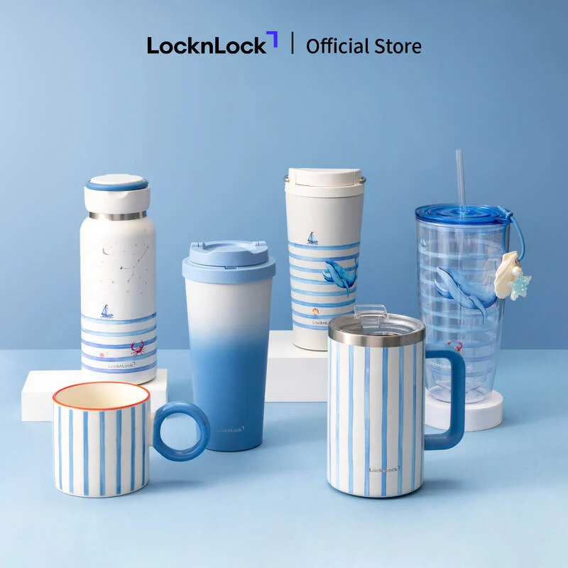 [Phiên bản giới hạn - Bộ sưu tập Mùa hè 2026] - Bình nước và phụ kiện LocknLock Coastal