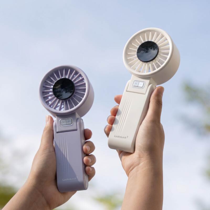 Quạt cầm tay gấp gọn LocknLock Foldable handheld fan 2 Màu - ENF326