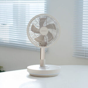 Quạt sạc điện gấp gọn Jenniferoom Foldable fan 8W, 8000mAh - Màu be JRL-FF085COM